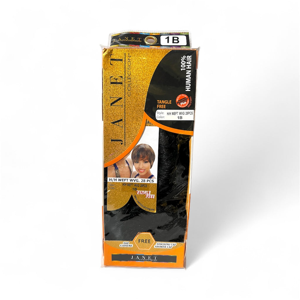 Human Hair Shortcut Weft Wvg 28Pcs By Janet Collection