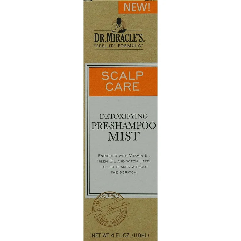 Dr. Miracles Scalp Care Detoxifying Pre-Shampoo Mist, 4 fl oz