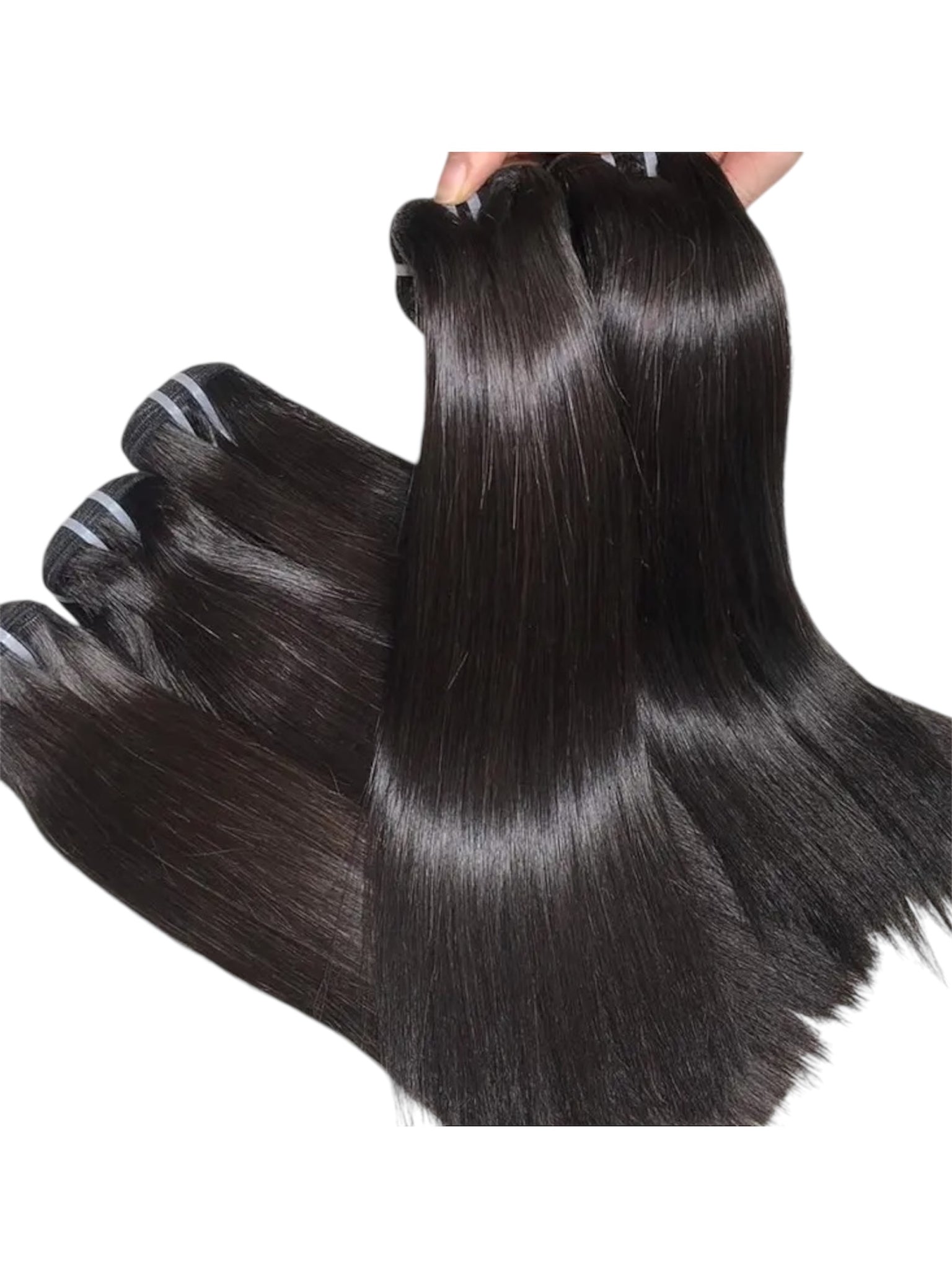 RAW CAMBODIAN NATURAL STRAIGHT WEFT EXTENSIONS