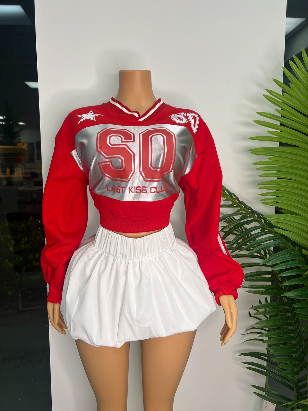 Last kiss red sweatshirt