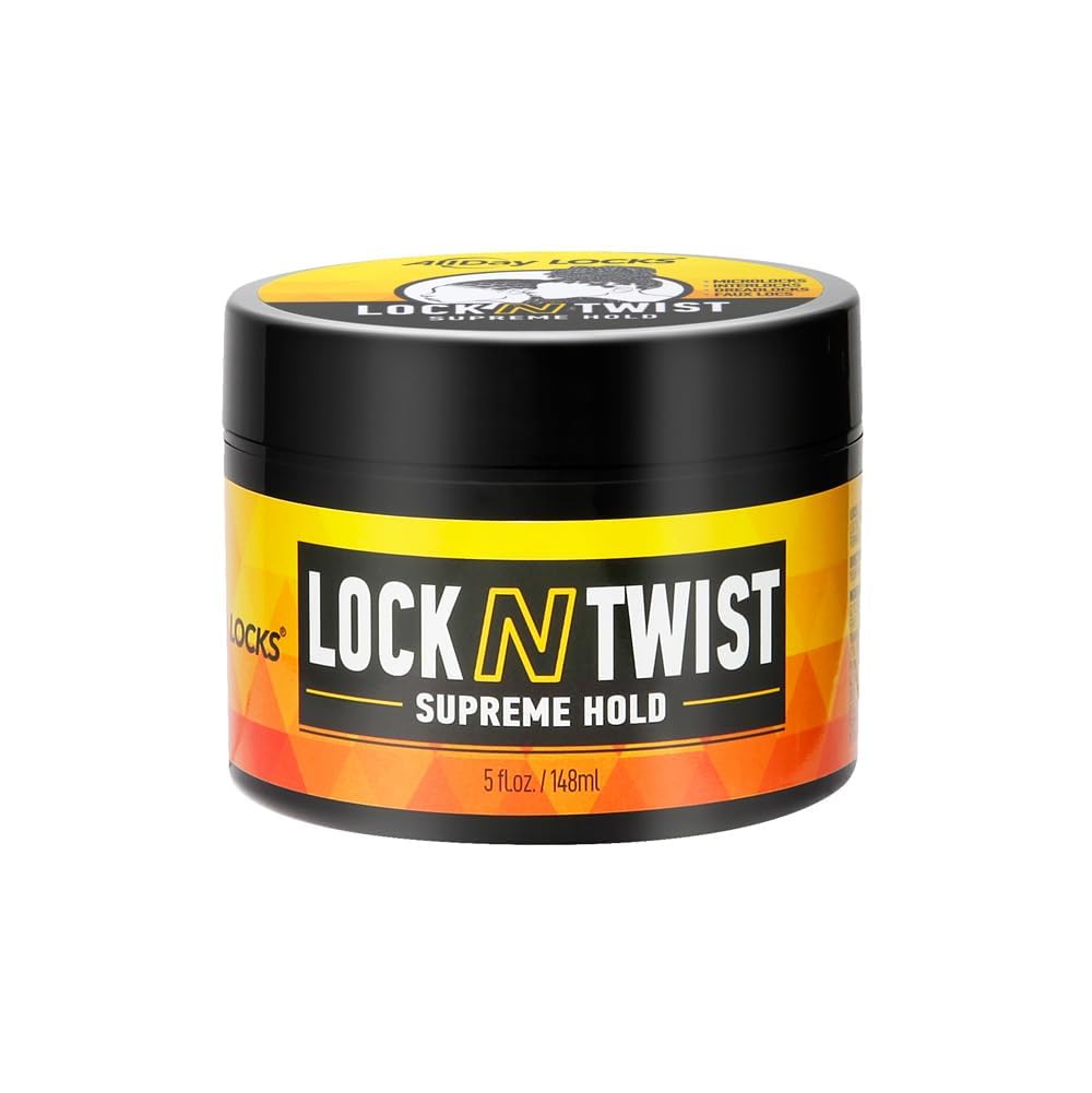AllDay Locks Lock N Twist | Locking Gel, Re-Twist Locks, Supreme Hold 5 fl. Oz