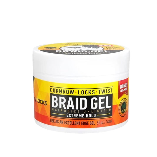 AllDay Locks Braid Gel | Extreme Hold, Smooths & Tames Frizz | No Flaking or Drying | High Shine, Long Lasting for Braids, Locks, Twists, Cornrows | 10 oz