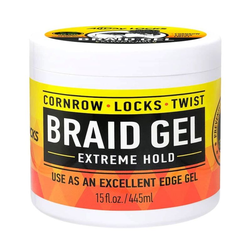 AllDay LOCKS Braid Gel extreme hold 15 oz