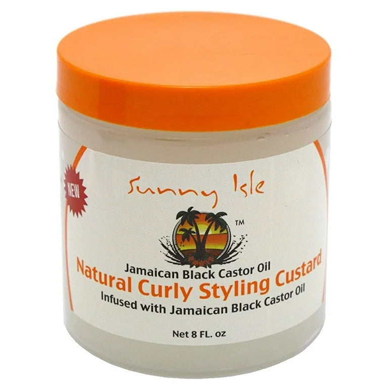 Sunny Isle Jamaican Black Castor Oil Natural Curly Styling Custard 8oz