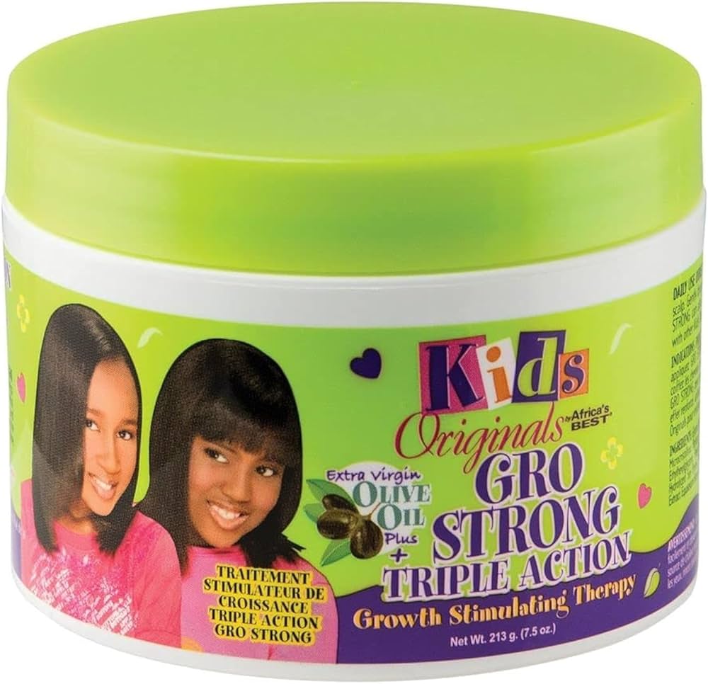 Africas Best Kids Orig Gro Strong Therapy 7.5 Ounce Jar