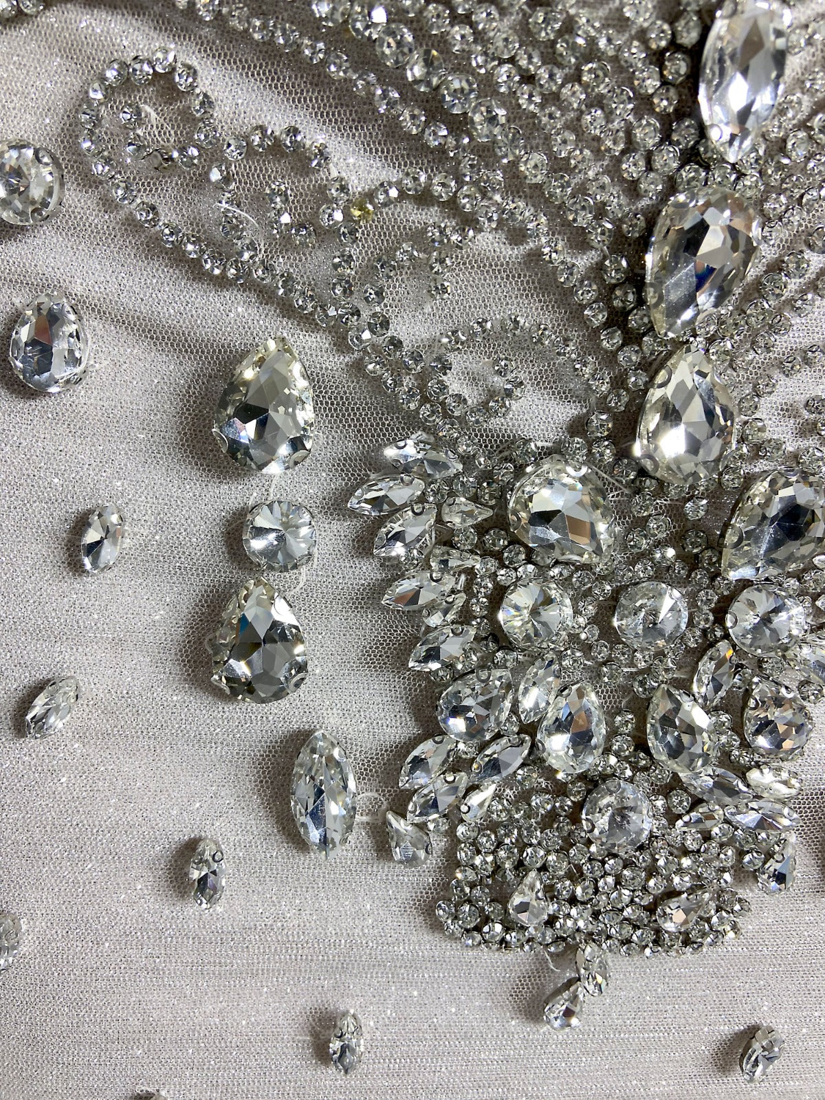 SNOW-DIAMOND SILVER DRESS