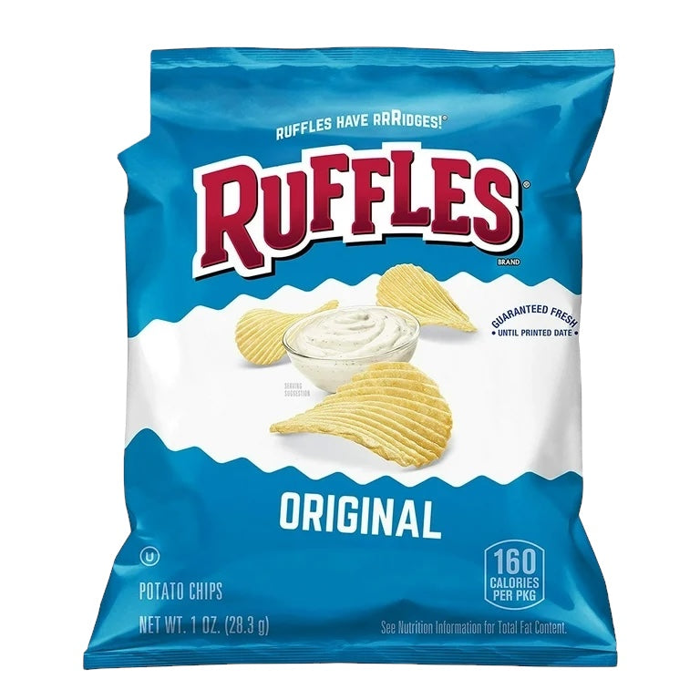 Ruffles Original Potato Snack Chips 1 oz Bags