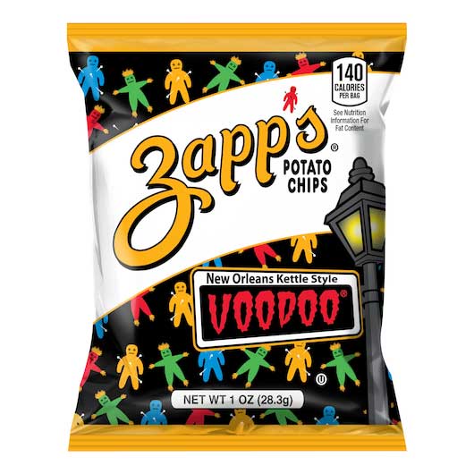 Zapps Voodoo New Orleans Kettle Style Potato Chips, 1 Oz