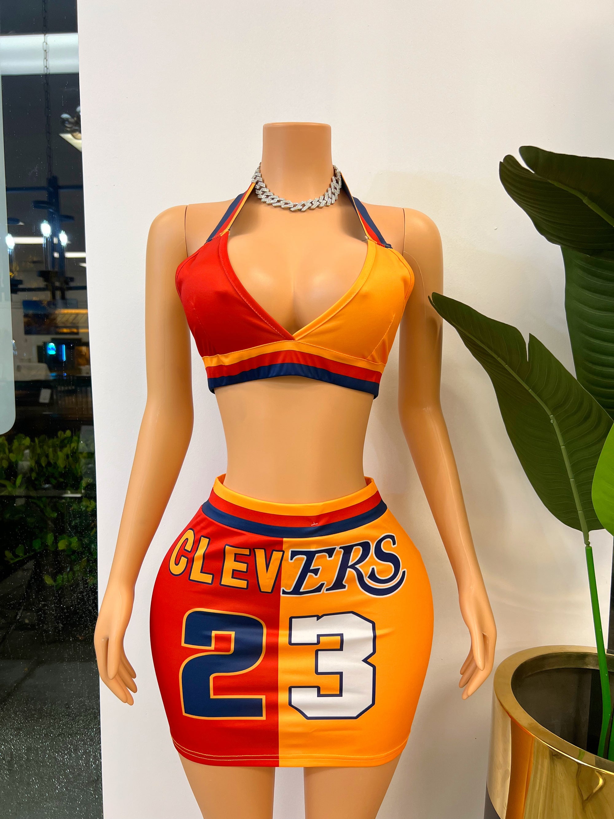 Basketball Jersey Skirt Set #4
