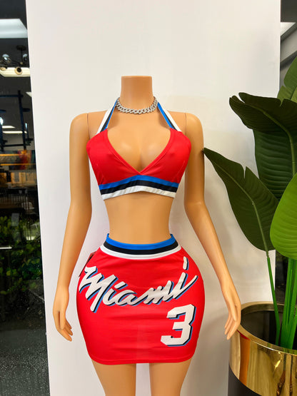 Basketball Jersey Skirt Set #6