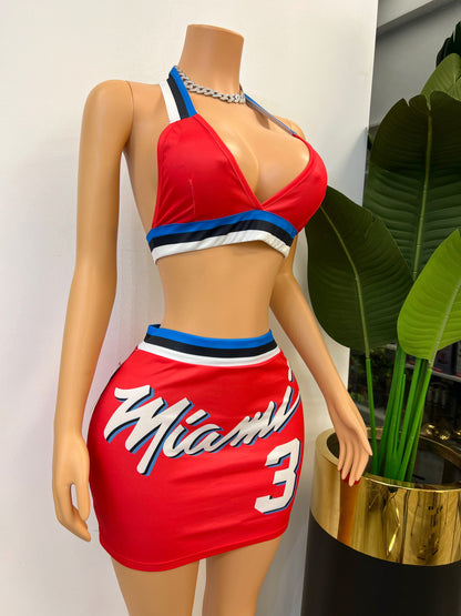 Basketball Jersey Skirt Set #6