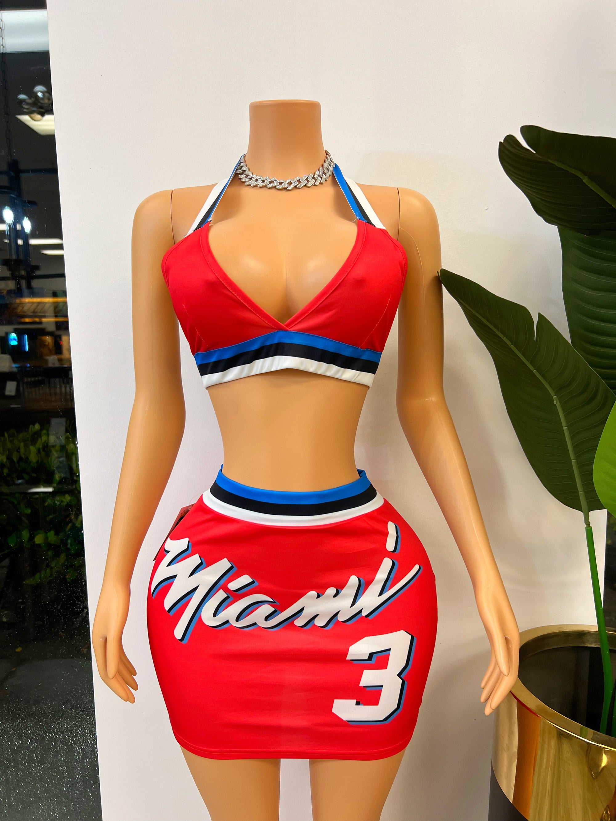 Basketball Jersey Skirt Set #6