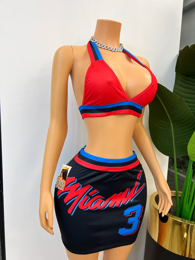 Basketball Jersey Skirt Set #7