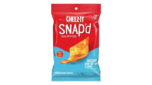 Cheez-It Snap'd Cheddar Sour Cream & Onion Cheesy Baked Snacks .74 oz