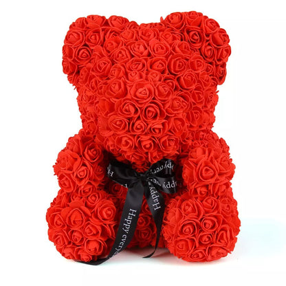 RED BOW ROSE BEAR
