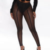 See Through Pants Skinny Casual Leggings