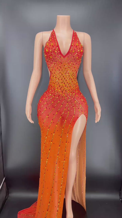 SUNRISE - ORANGE DRESS