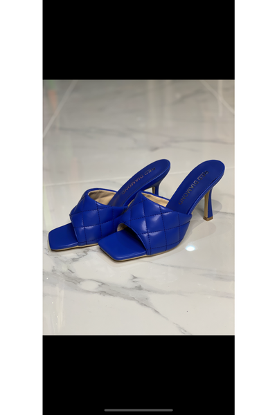 SQUARE TOE HIGH HEEL