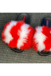 Candy red white slides
