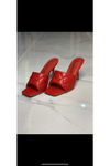 SQUARE TOE HIGH HEEL