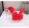 FUR CLEAR HEELS