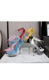 SLIM STRAP CLEAR HEELS