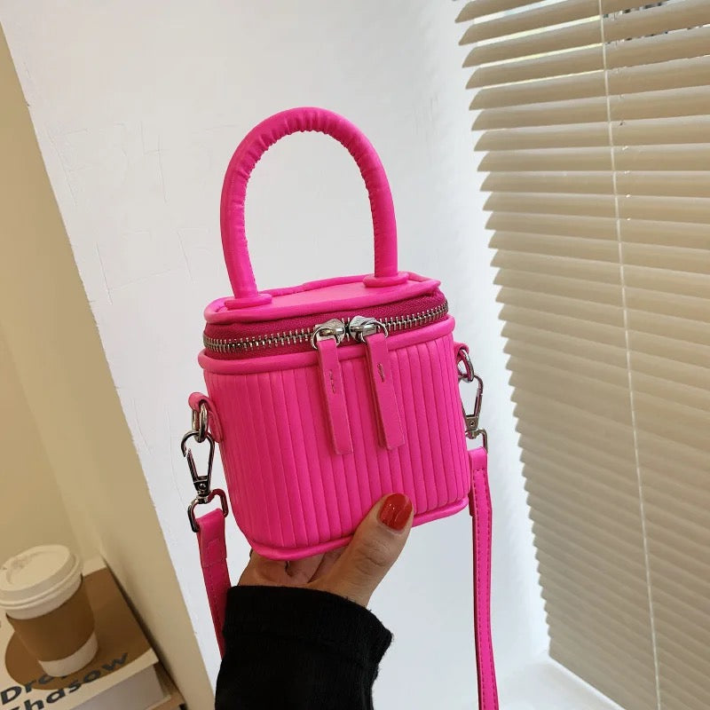 Bright Color Small Tote Shoulder Handbags
