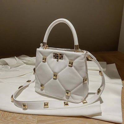 Bucket Purses Rivet Hand Bag