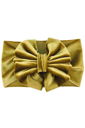 Velvet big bow kids hair accessories infant girls headband