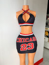 basketball jersey 2 pc skirt set