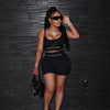 Casual 2 Piece Outfit Tank Top Shorts Set