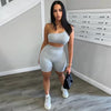 Hollow Out Slim Fit Playsuit Romper