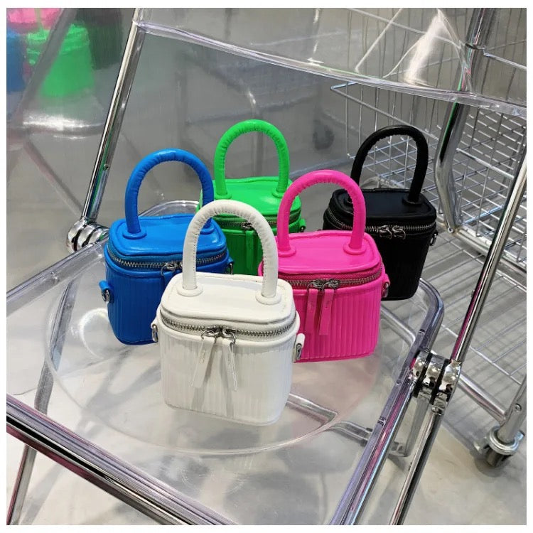 Bright Color Small Tote Shoulder Handbags